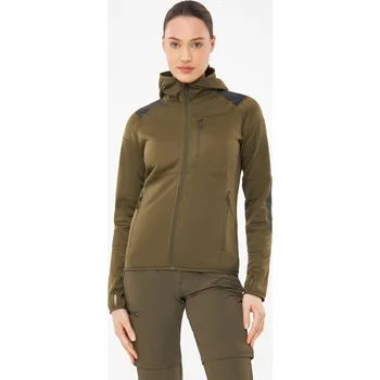 Dámská mikina Dámská fleecová mikina s kapucí Viking YOSEMITE zelená XL