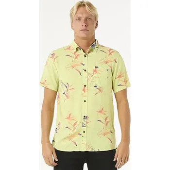 Pánská košile košile Rip Curl FUN TIMES S/S SHIRT Lime Wash velikost XL