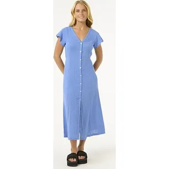 Dámské šaty šaty Rip Curl PREMIUM SURF LONG DRESS Blue velikost XS