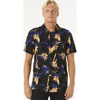 Pánská košile košile Rip Curl FUN TIMES S/S SHIRT Black velikost L