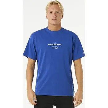 Pánská móda tričko Rip Curl RIP CURL PRO 2025 LOCK UP TEE Electric Cobalt velikost XXL