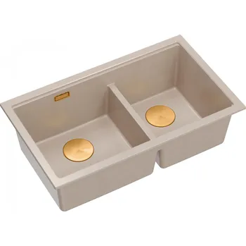 Kuchyňský dřez Quadron Logan dřez graniteq 76x45 cm béžová HQL7645U2_PVDC1_U