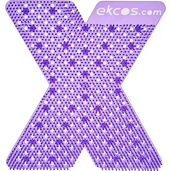 WC čistič NULL Ekcos Xcrën HD sítko do pisoáru - vůně lesní plody, fialové 2 ks