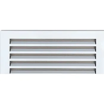 Větrací mřížka Ventilační mřížka kovová 300x100 mm BLM 300x100 bílá