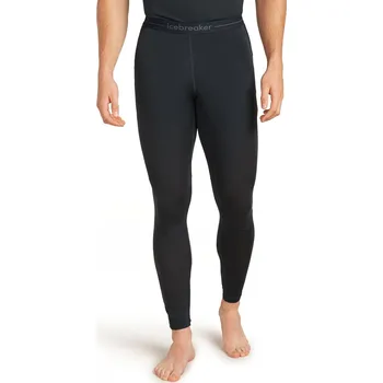 Pánské termo spodky Pánské merino kalhoty ICEBREAKER Mens 125 ZoneKnit Leggings, Black velikost: S