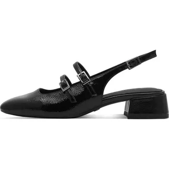Dámské sandále Tamaris lodička bez paty 29510 Black Patent lak, velikost 37