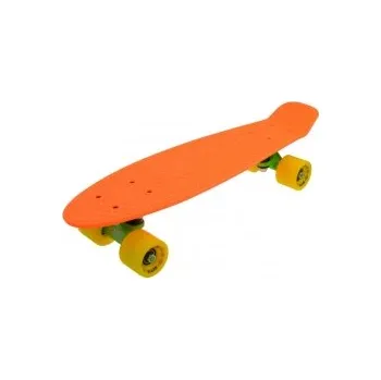 Skateboard Penny board 22" SULOV® NEON SPEEDWAY oranžovo-žlutý