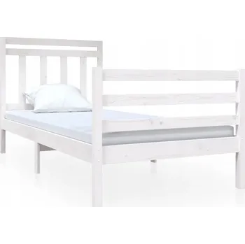 Postel Jednolůžková dřevěná postel Zakito Home 90x190 bílá