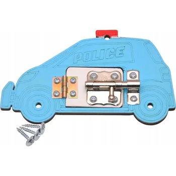 autíčko AUTÍČKO POLICEJNÍ DVEŘE SE ZÁMKEM PRO MANIPULAČNÍ TABULI