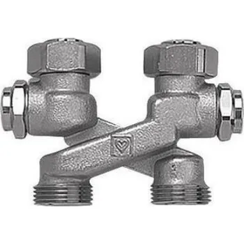 rozdělovač topení Radiátorové křížení přímé Herz 1340434 pro VK radiátory s vypouštěním