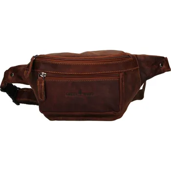 Ledvinka Pánská kožená ledvinka Greenwood Kamil - hnědá