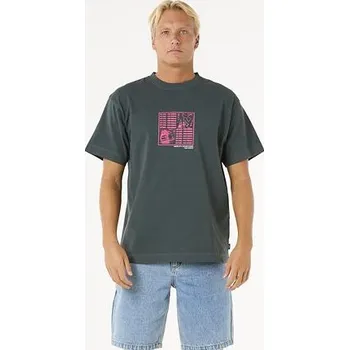 Pánské tričko tričko Rip Curl RAW ENERGY ZINE TEE Pine Night velikost XXL