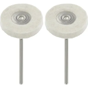 Brusný kotouč Rotacraft stopkový lešticí kotouč plstěný standard (2ks)