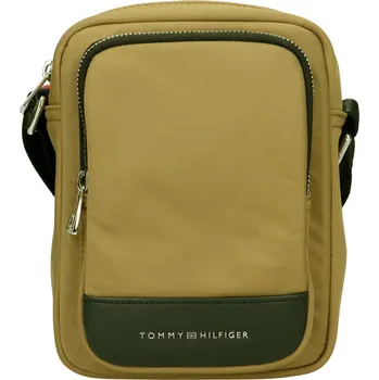 Pánská aktovka Pánská taška přes rameno Tommy Hilfiger Simen - zeleno-hnědá