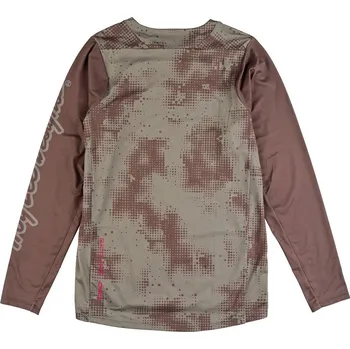 cyklistický dres TLD DRES S DLOUHÝM RUKÁVEM SKYLINE CHILL SCATTERED OLIVE (35399901) S