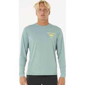 Pánské tričko lykra Rip Curl ICONS SURFLITE UPF L/S Blue Lagoon velikost L