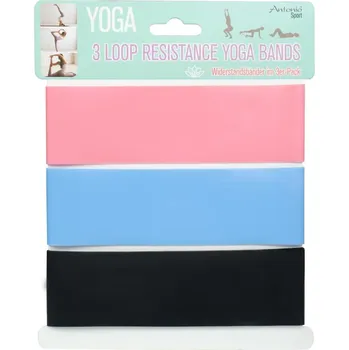 Posilovací gumy krátké, sada 3 ks