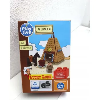ostatní stavebnice STAVEBNICE PLAYTIVE LUCKY LUKE WIGWAM