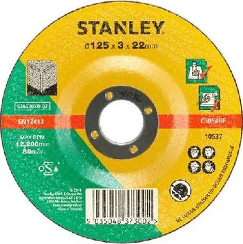 Řezný kotouč Stanley Příslušenství - Řezný kotouč na beton 125x22,23 mm STA32080-QZ