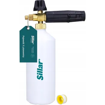 Příslušenství pro vysokotlaký čistič Pěnovací pistole Sillar 1L s tryskou a nádobou na pěnu pro tlakové myčky, závit 1/4F