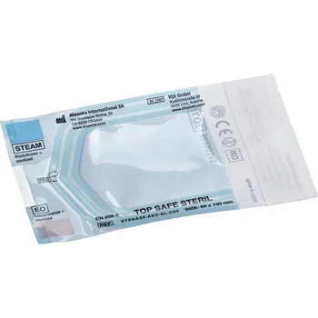 Vyšetřovací rukavice AKZENTA Sterilizační sáčky TOP SAFE Sterilizační sáčky - varianty: 60 x 100 mm