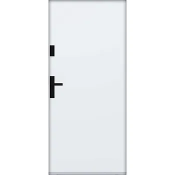 Vchodové dveře Hahn-Türke Vchodové dveře ATU68-M527 Barva: Bílá, Směr otevírání: Pravé, Ven, Celkové rozměry: 1100x2070mm