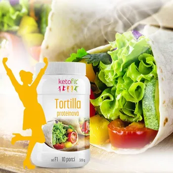 Keto dieta Tortilla proteinová low carb 320 g,10 porcí