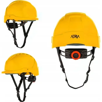 Pracovní přilba OCHRANNÁ PŘILBA ATRA 10 1kV ALPINWORKER ŽLUTÁ