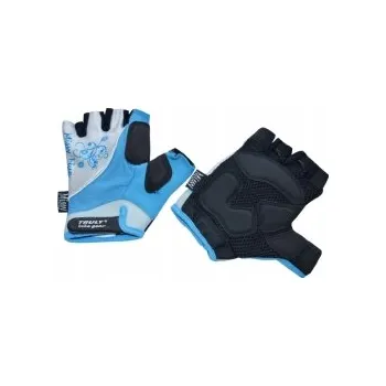 Cyklistické rukavice Cyklorukavice TRULY® TOP MISSY, vel. S, modrá