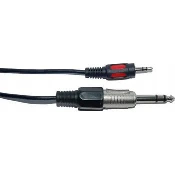 Audio kabel Kabel jack (6,3 mm) - minijack (3,5 mm) PAV, délka 2,5 m