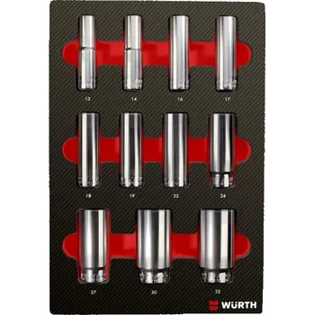 Gola sada Sada nástrčných klíčů 1/2 in dlouhé šestihr. 4.4.1 11ks - 0965905206