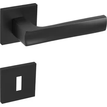 Dveřní kování Klika Naturel Holly dozický klíč černá matná HOLLYHRSQ6BS