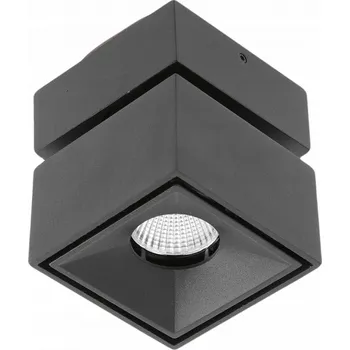 Stropní svítidlo přisazené GTV 8 W LED černé 680 lm 4000 K