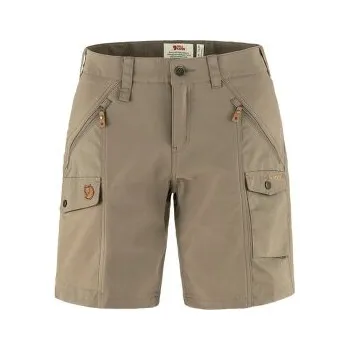 Dámské kraťasy Fjällräven Nikka Shorts Curved Women Suede Brown hnědá 42