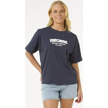 Pánská móda Tričko Rip Curl SURF PUFF RELAXED TEE Navy velikost L