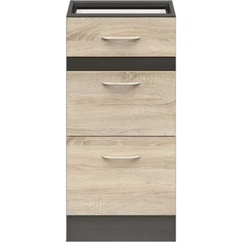 Kuchyňská skříňka Black Red White Junona Line BBL D3S/40/82