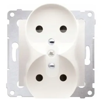 Elektrická zásuvka Elektrická Zásuvka zásuvka Kontakt-simon béžová