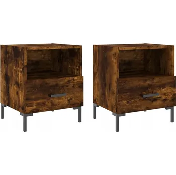 Noční stolek Noční stolek Modern Oak 40x35x47,5 cm, barva dub