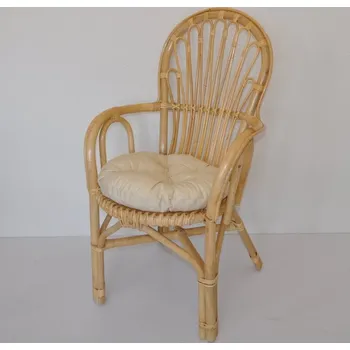 Zahrada Axin Trading s.r.o. Ratanové křeslo Palmito polstr světle béžový melír