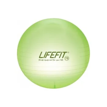 Gymnastický míč Gymnastický míč LIFEFIT® TRANSPARENT 75 cm, sv. zelený