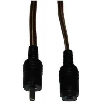 elektrický kabel Reproduktorový kabel PAV černý 2 x 1,5 mm2, 1 m