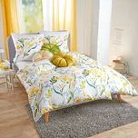 3Pagen Povlečení na jednolůžko Narcisy 80x80 cm + 135x200 cm