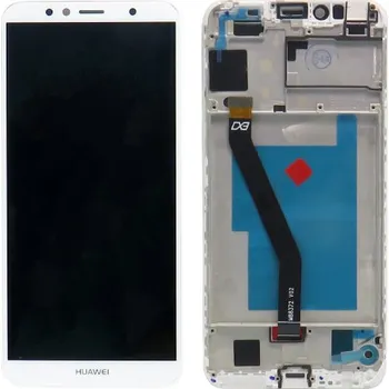Náhradní díl pro mobilní telefon Huawei Y6 2018, Huawei Y6 Prime 2018 Displej + Rám bílá barva