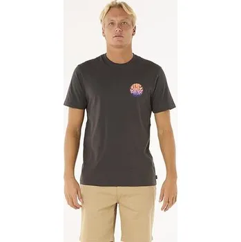 tričko Rip Curl WETTIE PASSAGE ICON TEE Washed Black velikost S