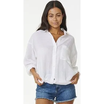 Pánská košile Košile Rip Curl PREMIUM SURF HOLIDAY SHIRT White velikost XS