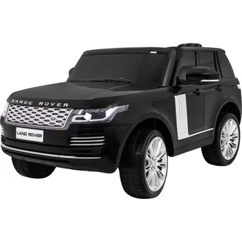 Dětské elektrovozidlo Dvojmístné dětské elektrické auto LAND ROVER RANGE ROVER HSE, černé, s dálkovým ovládáním