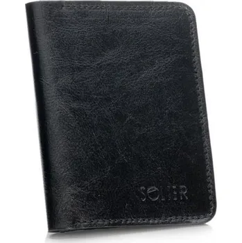 Peněženka Elegantní pánská peněženka značky SOLIER (SW15 BLACK) Velikost: ONE SIZE