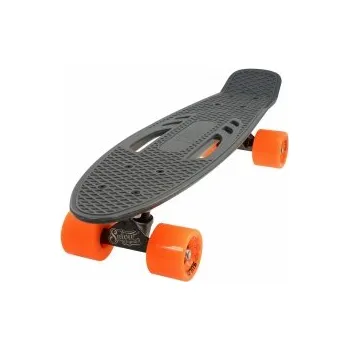 Skateboard Penny board 22" CITY šedo-oranžový