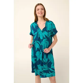 Dámské šaty Vamp Krátké letní šaty s potiskem pivoněk 22410
