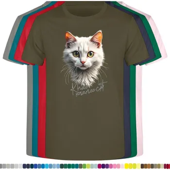 Dívčí tričko detske-levne-bavlnene-tricko-potisk-kocka-khao-manee Barva: Khaki, Dětská bavlněná trička JHK: XL